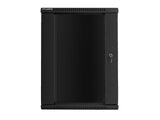 Lanberg Armario Mural Wf01-6418-10b Negro 19\1 18u Ip20 600x450x901mm Hasta 60kg De Carga Accesorios Montaje