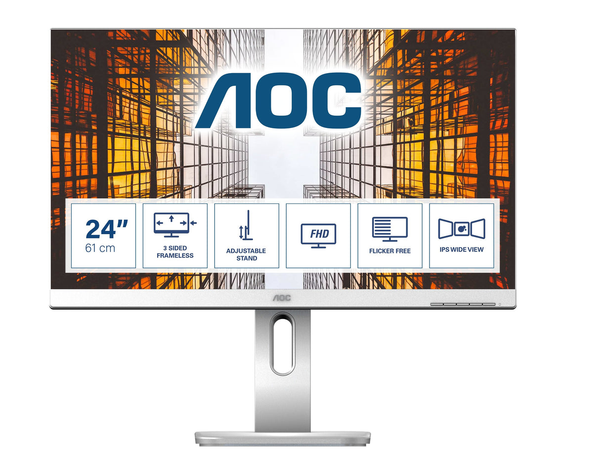 Monitor Profesional Aoc X24p1 Gr 24' Full Hd Multimedia Gris