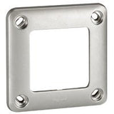 Legrand 077851 Rahmen 1-Fach Soliroc Ip55 Ik10 Grau
