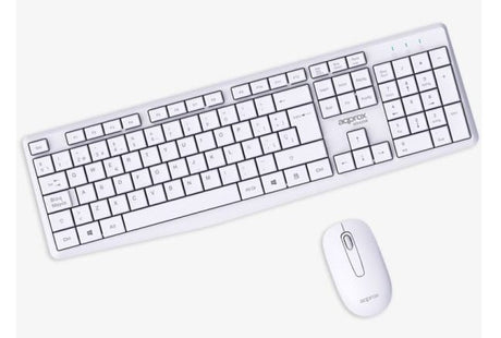 EAN 8435099535294 - Approx APPMX420W teclado Ratón incluido Hogar / Oficina RF inalámbrico QWERTY Español Blanco imagen 2