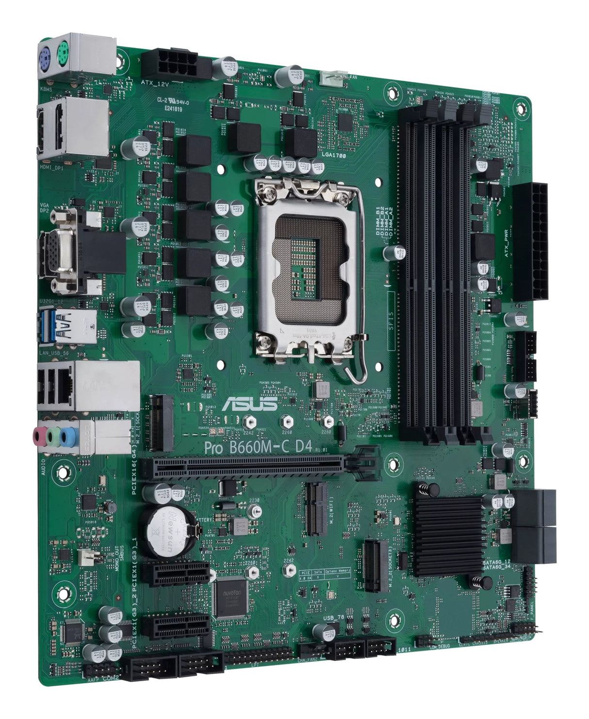 EAN 4711081509431 - ASUS PRO B660M-C D4-CSM Intel B660 LGA 1700 micro ATX imagen 3