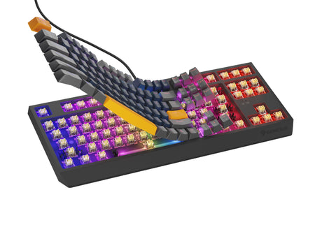EAN 5901969444445 - GENESIS Thor 230 TKL Naval Blue Positive Outemu Panda teclado Juego USB + RF Wireless + Bluetooth QWERTY  imagen 5