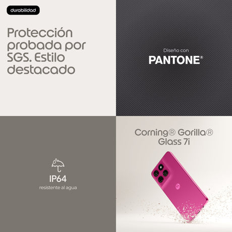 EAN 0840493620510 - Motorola moto g47 16,9 cm (6.67") SIM doble Android 16.0 5G USB Tipo C 8 GB 128 GB 5200 mAh Rosa imagen 8