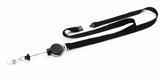 Textile Lanyard 15 With Badge  Reel Extra Strong