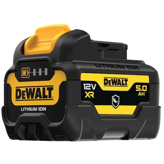 Batería Dewalt Xr Dcb126g, 12volt 5ah Negro/Amarillo, Protección De La Carcasa Contra Productos Químicos, Ácidos Y Combustibles Dcb126g-Xj