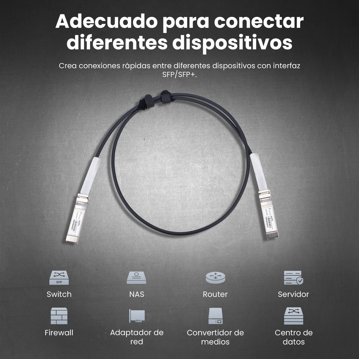 EAN 5902560362275 - Extralink EX.2275 Cable de fibra óptica e InfiniBand SFP+ Negro imagen 4
