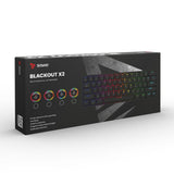 Klawiatura Mechaniczna Blackout X2 Outemu Red, Hot Swap
