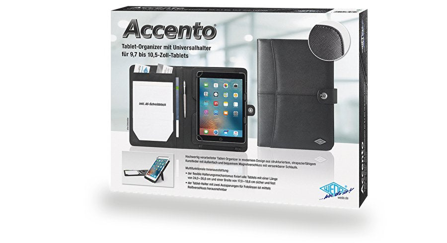 Wedo Tablet Organizer Accento Universal 9,7 10,5 Zoll Sw