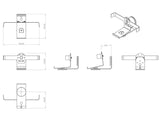 EAN 7350105211850 - Multibrackets 1850 soporte de altavoz Pared Acero, Aluminio Blanco imagen 5