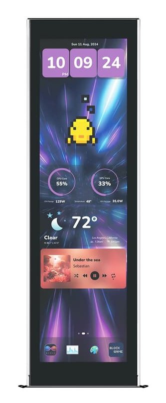 Actualización De Pantalla Táctil Hyte Y70 36,8 Cm 14,5", Negro, Pantalla Táctil De 14,5" Acc-Hyte-Lk-Y70tti-Bb
