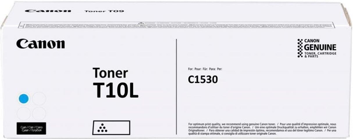 Canon Toner T10l For I-Sensys Xc 1500/1530/1533 /1538 / Ir C 1500/1530/1533/1538 / Imagerunner C1500 Cyan 4804c001