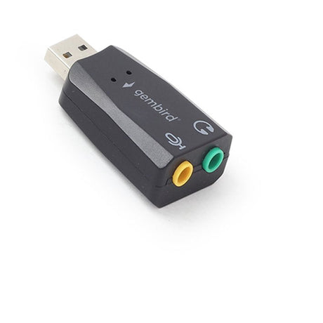 EAN 8716309100441 - Gembird SC-USB2.0-01 cambiador de género para cable 2 x 3.5mm Negro imagen 1