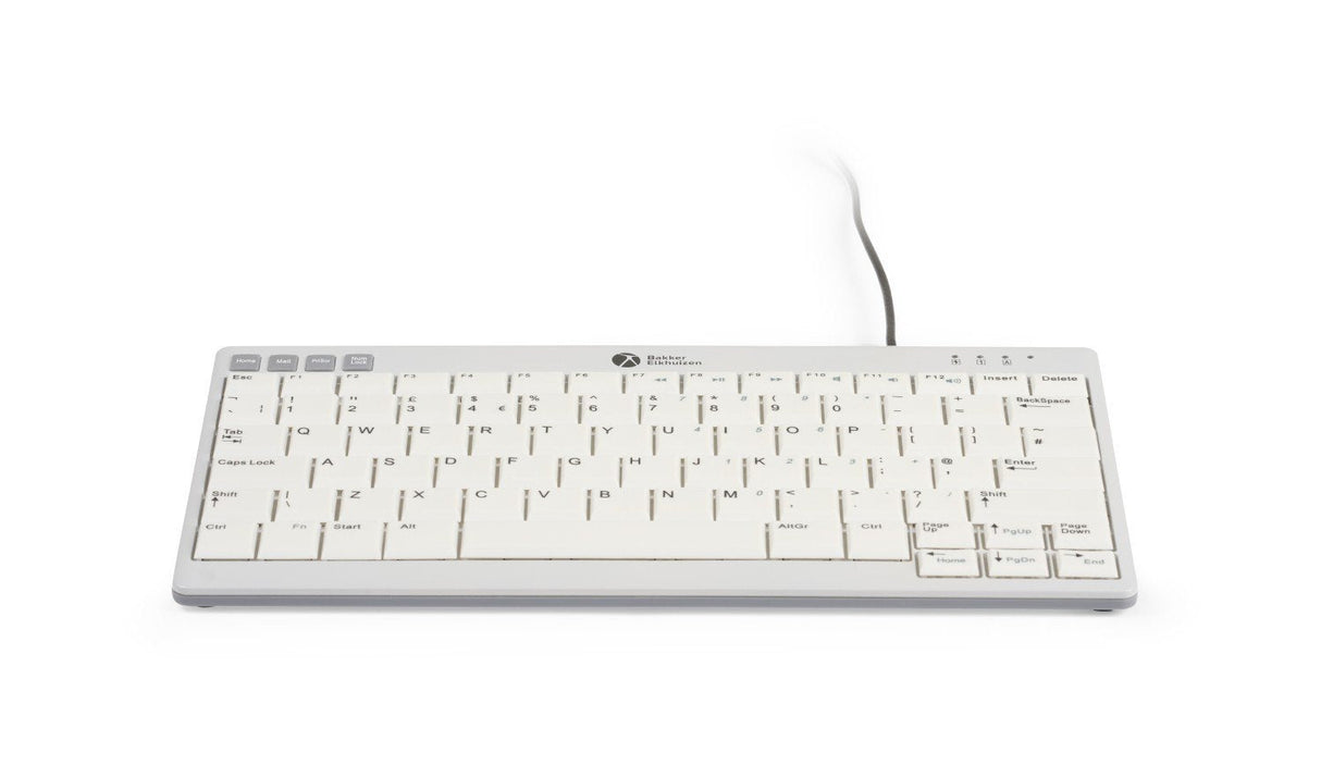Bakkerelkhuizen Ultraboard 950 V2 Teclado Oficina Usb Qwerty Inglés Del Reino Unido Gris Oscuro, Gris Claro