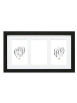 Deknudt S66ka3 Galería 3x10x15 Madera Negro W. Passepartout