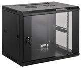 Intellinet Network Cabinet, Wall Mount (Standard), 12u, Usable Depth 500mm/Width 540mm, Negro, Assembled, Max 60kg, Metal & Glass Door, Back Panel, Removeable Sides,Suitable Also For Use On Desk Or Floor,19",Parts For Wall Install (Eg