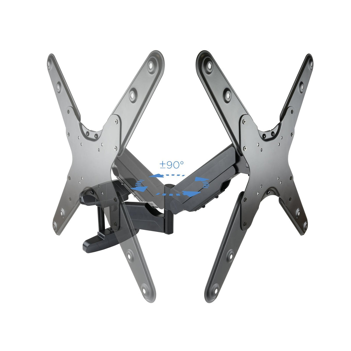 Tooq Soporte De Pared Con Brazo Articulado Para Tv De 23"-55" - Giratorio E Inclinable - Piston De Gas - Peso Max 30kg