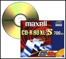 Maxell Cd-R 80 Audio Music Pro, Jewelcase, 1 Piece