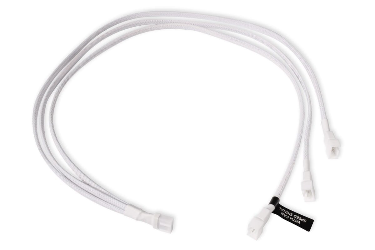 Alphacool Y-Splitter 4-Pin Auf 3x 4-Pin Pwm 60cm - Blanco