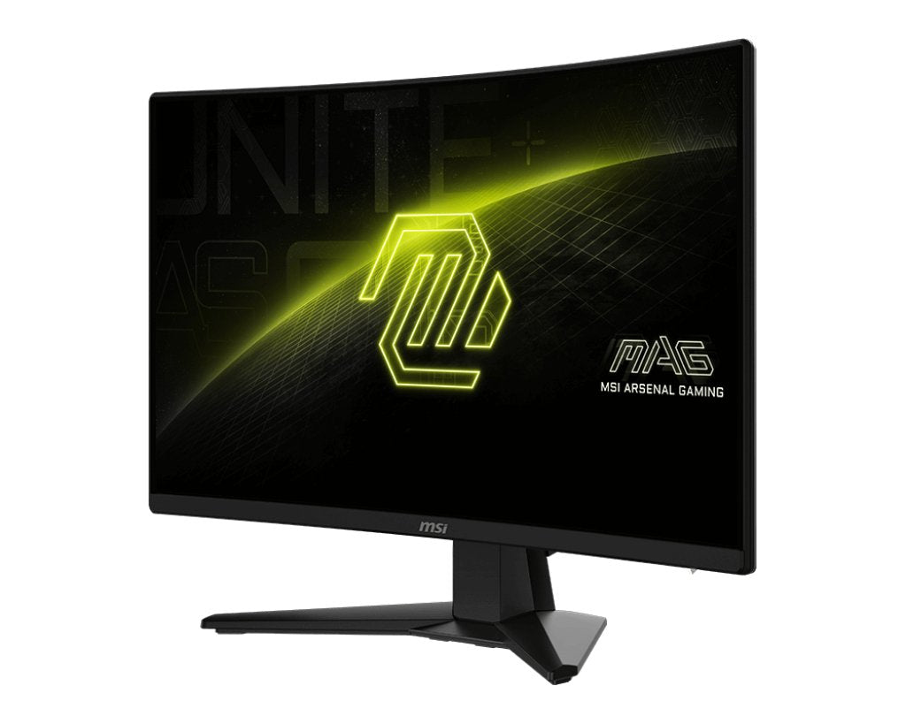Msi Mag 242c 23.6" Va Fhd Curvo 1500r 180hz 1ms Hdmi Dp Headphone Out Tilt Black
