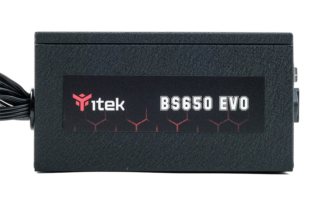 Fuente De Alimentación  Itek Bs650 650 W 24-Pin Atx Atx Negro