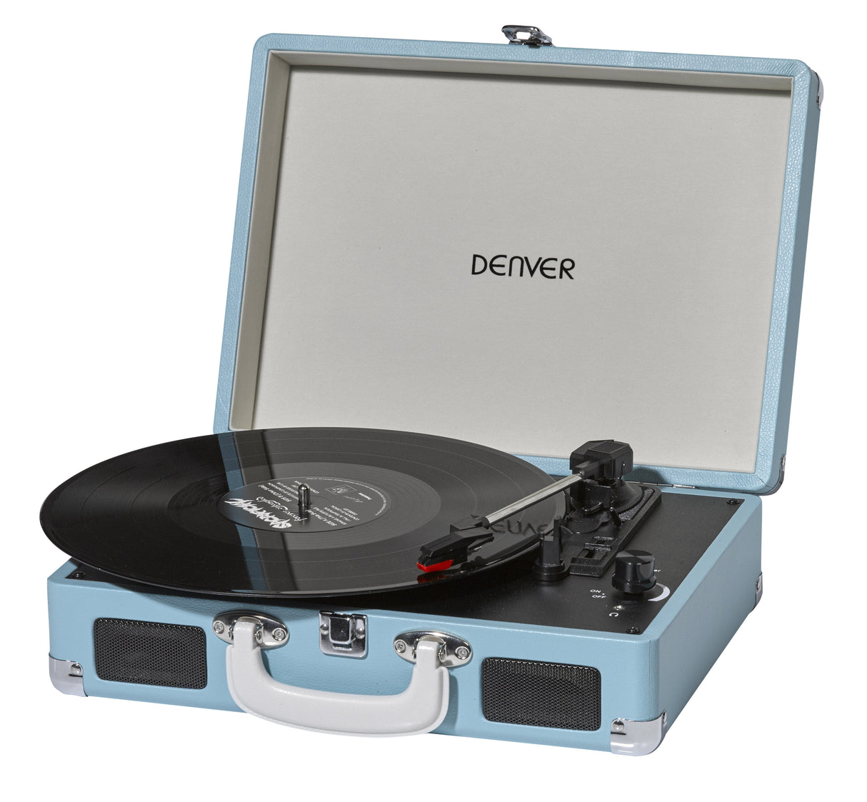Giradiscos Denver Vpl-120 Azul Tocadiscos