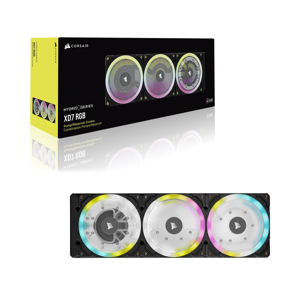 Bomba Y Depósito Corsair Hydro X Series Xd7 Rgb Pump/Reservoir Combo - Pumpe Und Tank Für Wasserkühlsystem