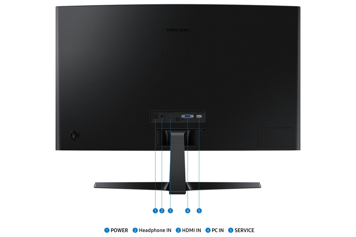 Monitor Curvo Samsung Essential Monitor S3 S27d366gau 27' Full Hd Negro