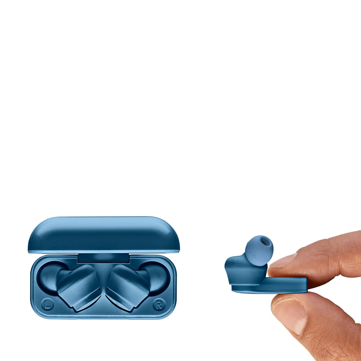 Auriculares Bluetooth Ngs Ártica Bloom Con Estuche De Carga Autonomía 6h Azules