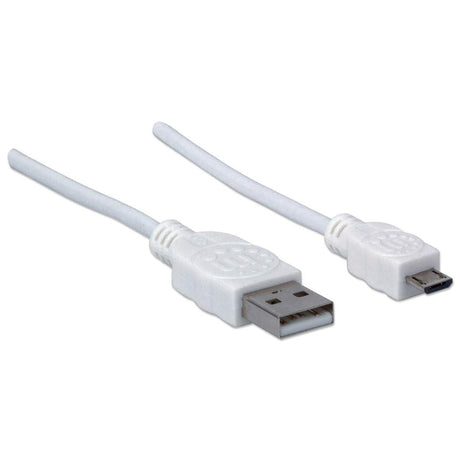 EAN 0766623323987 - Manhattan 323987 cable USB USB 2.0 1 m USB A Micro-USB B Blanco imagen 2