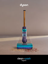 Dyson Clean + Wash Hygiene Escoba Eléctrica Batería Seca Y Húmeda Sin Bolsa Azul, Cobre