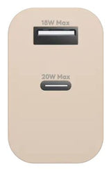 Dbramante1928 Re-Charge - Fuente De Alimentación - 20 Watt - 2 Puntos De Conexión De Salida (Usb-C, Usb)