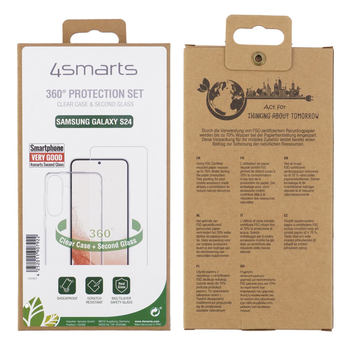 4smarts 360° Protection Set Para Samsung Galaxy S24