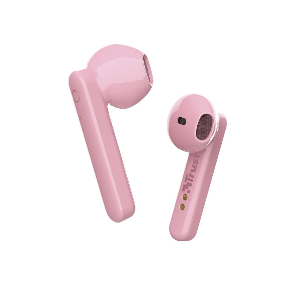Auriculares Bluetooth Trust Primo Touch Con Estuche De Carga Autonomía 4h Rosas