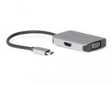 Delock Usb Type-C Splitter Dp Altmode > 1 X Hdmi + 1 X Vga Out