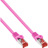 Inline® Cable De Red S/Ftp Pimf Cat.6 250mhz Pvc Cobre Rosa 10m