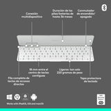 Keys-To-Go 2 Wrls Pale Grey - Esp - Westmid-511