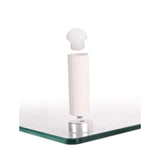 Techly Ica-Ms 461 Soporte De Mesa Para Pantalla Plana 81,3 Cm (32") Independiente Transparente, Blanco