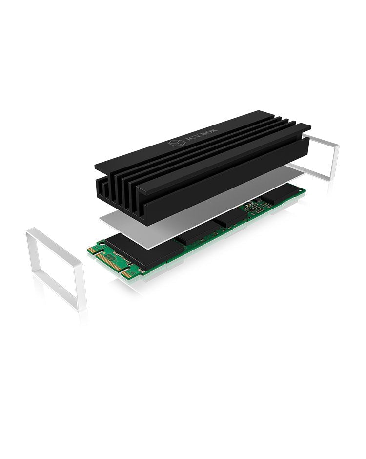 Disipador De Calor Icybox Disco Ssd M.2 Ib-M2hs-70 Negro Retail