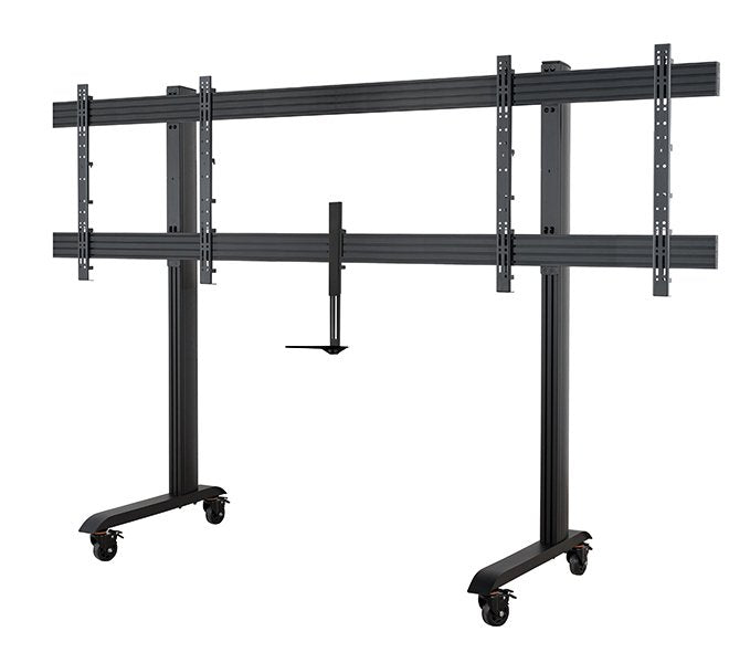 System X - Xxl Twin Screen Vc  Trolley With Webcam Shelf For