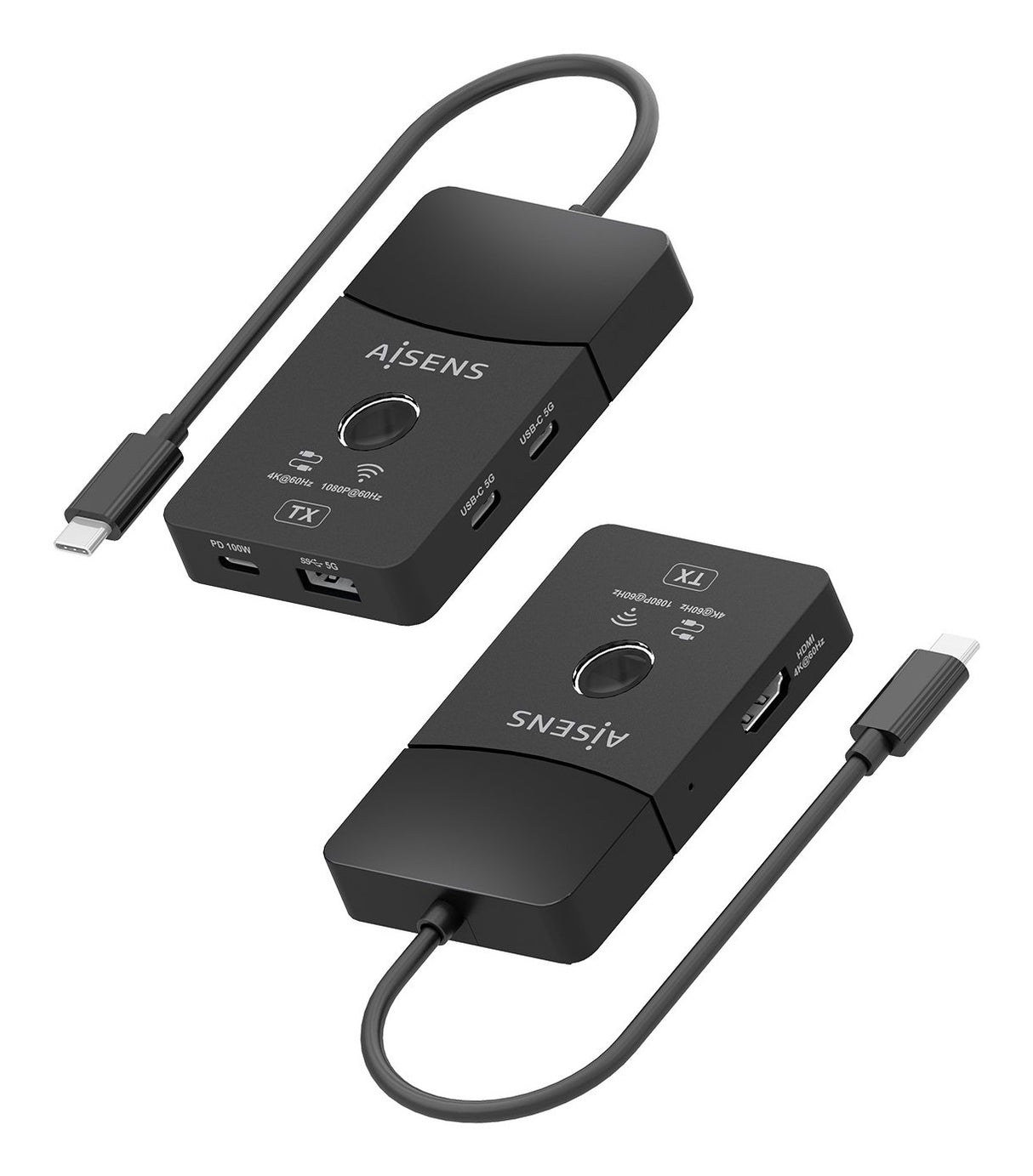 EAN 8435739903292 - AISENS ASWL-H2KDC30M05-BK base para portátil y replicador de puertos Inalámbrico y alámbrico USB 3.2 Gen  imagen 3