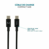 Mobilis Charger 100w 2usb C 1usba Gan Cable 100w Portátil, Smartphone, Tableta Negro Corriente Alterna Interior