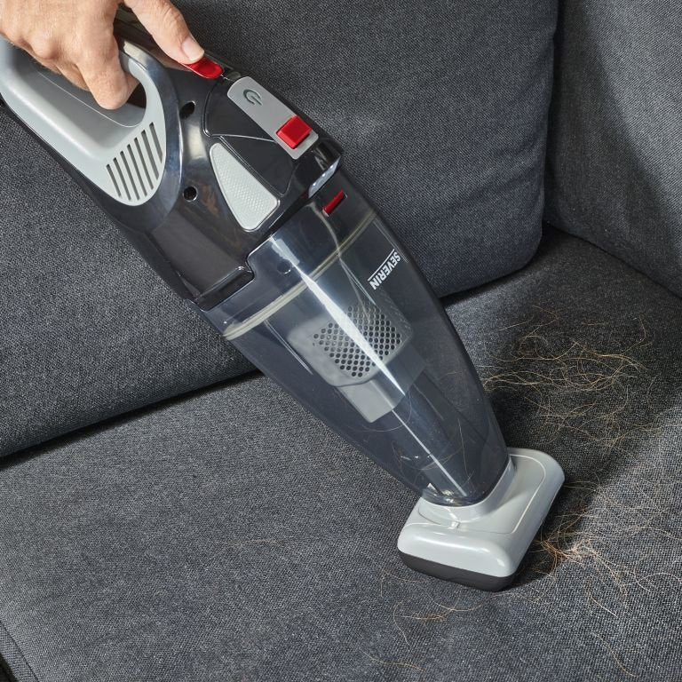 Aspiradora  Severin Hv 7147 De Mano Negro, Gris, Rojo Combinado
