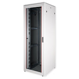 Roline 19-Zoll Netzwerkschrank Pro 47 He, 800x800 Bxt Glastr Grau