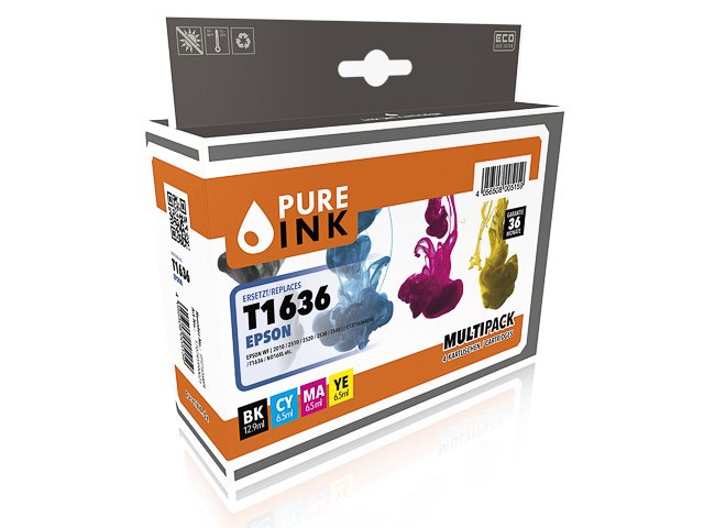 Pure 170745990021 Epson T1636 Wf Schwarz, Cyan, Magenta, Gelb