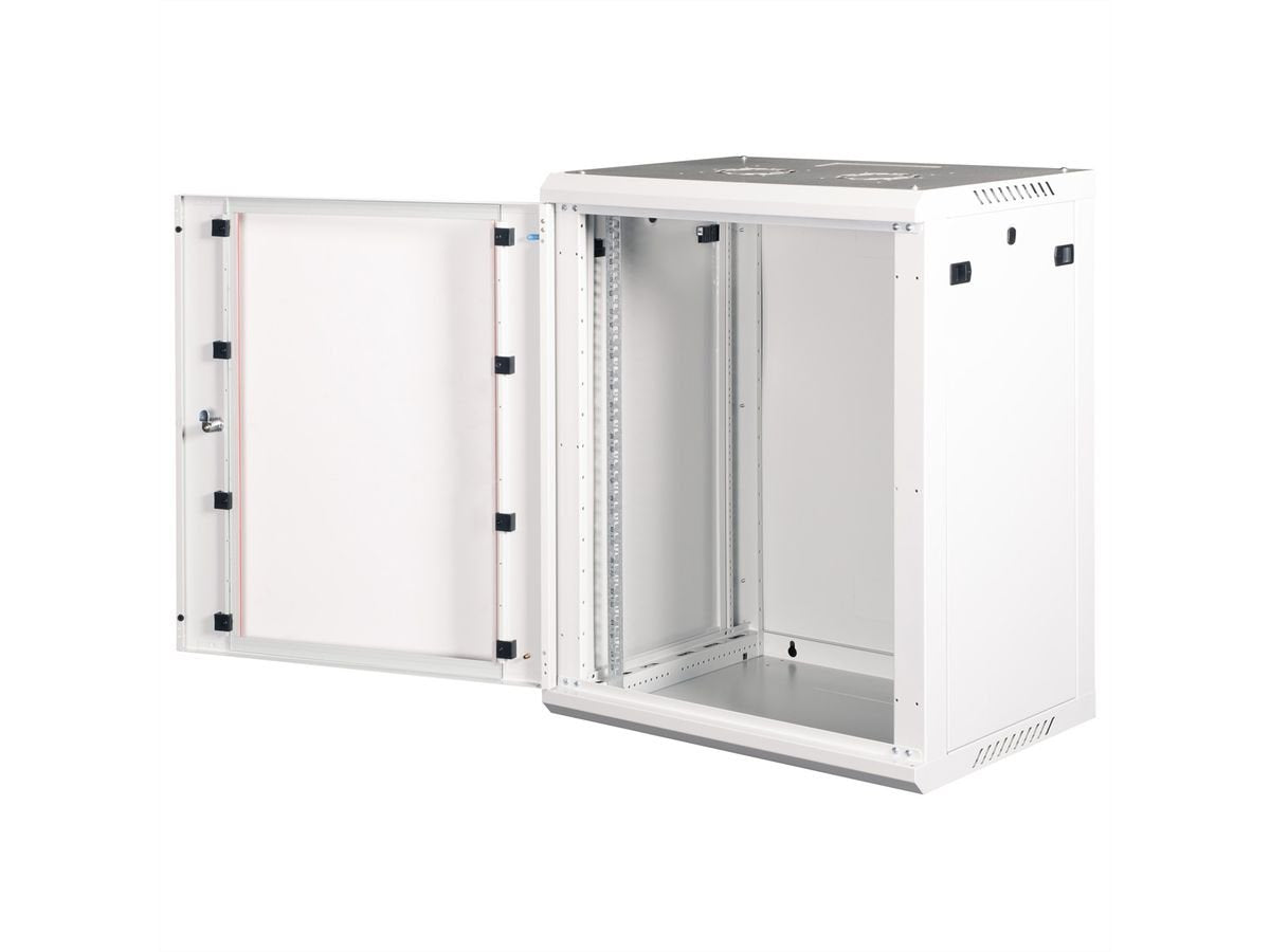 Roline 19-Zoll Wandgehuse Basic Plus 18he, 600x450 Bxt Grau