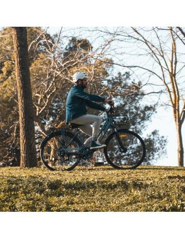 Bicicleta Eléctrica Smatgyro Ebike Sunset White Motor 250w Ruedas 27.5' Blanca