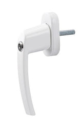 Manilla De Ventana Olympia Con Cerradura Fgs 100, Blanco