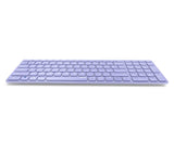 Teclado Rapoo Wireless Y Bluetooth E9700m Portugues 2.4ghz Bt 3.0 5.0 Diseã±O Ultrafino Bateria Purple Base Aluminio Multi Mod