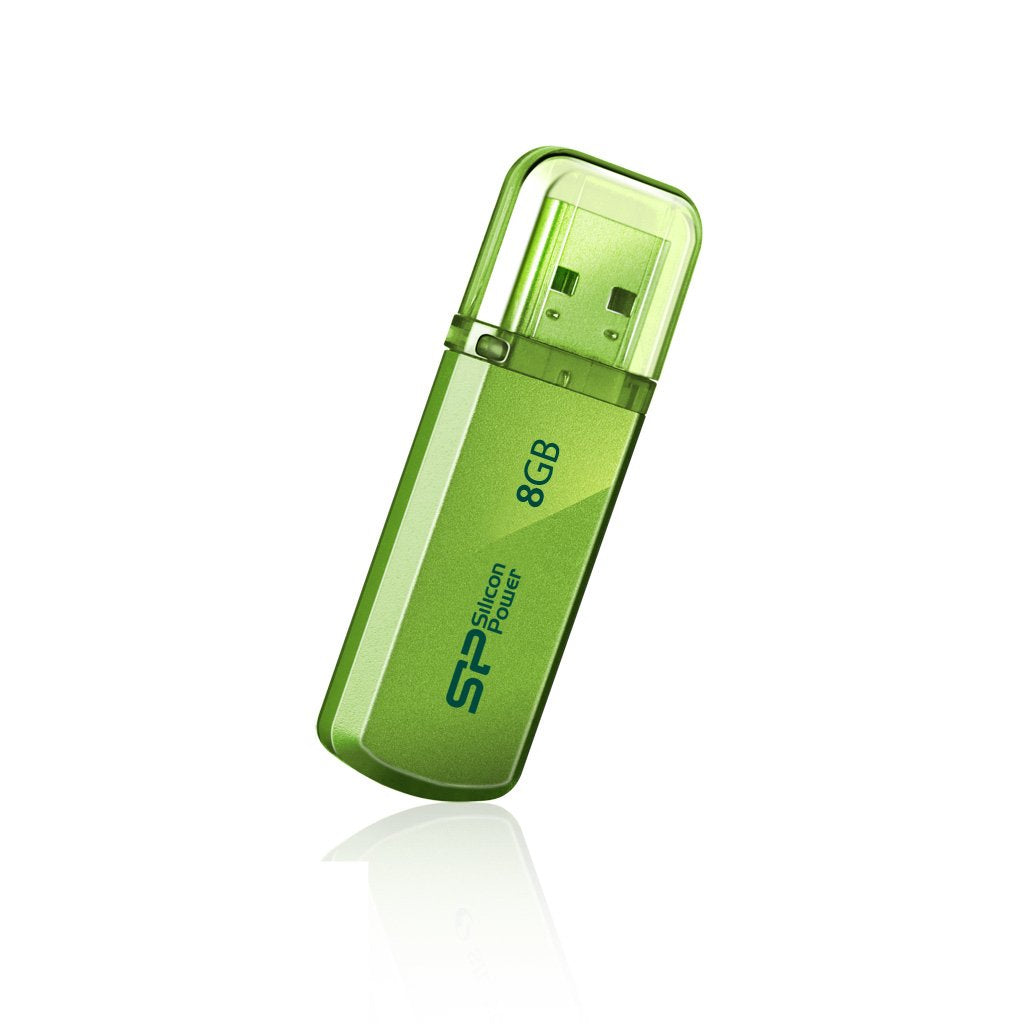 Pendrive Silicon Power Helios 101 8 Gb, Usb 2.0, Verde