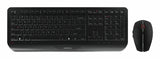 Cherry Desktop Gentix [Eu/Us] Wl Black Us-Englisch Mit Euro Symbol Teclado Rf Inalámbrico Negro